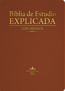Biblia de estudio Explicada (Piel especial marrón claro)