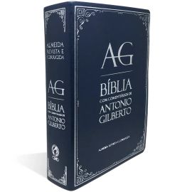 Biblia com comentarios de Antonio Gilberto Azul