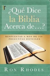 ¿Qué dice la Biblia acerca de...?